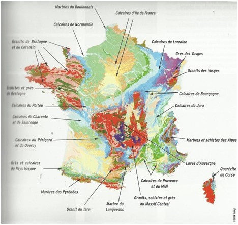 Carte géologique de la France © BRGM-lm@gé