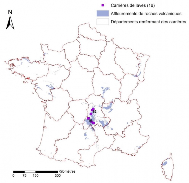 carte volcans france