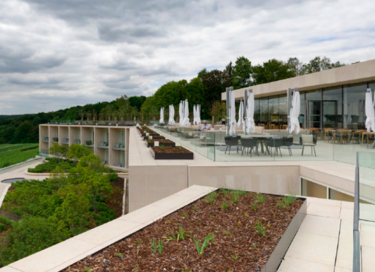 Hôtel et Spa Royal Champagne - Giovanni Pace Architecte - Rocamat - Pierre de Rocherons-Comblanchien, Pierre d’Euville